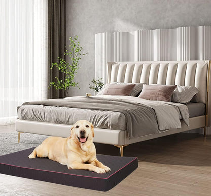 Dog Beds for Medium Dogs, Orthopedic Dog Bed for Memory Foam with Removable Washable Cover Waterproof Pet Bed