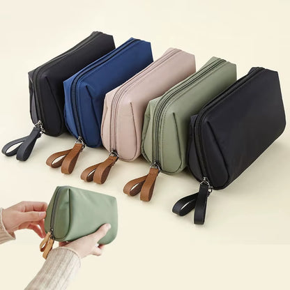1PC Portable Women Makeup Bag Cosmetic Bag Coin Pouch Storage Bag Mini Lipstick Bag Small Bag Toiletry Bag Organizer Case