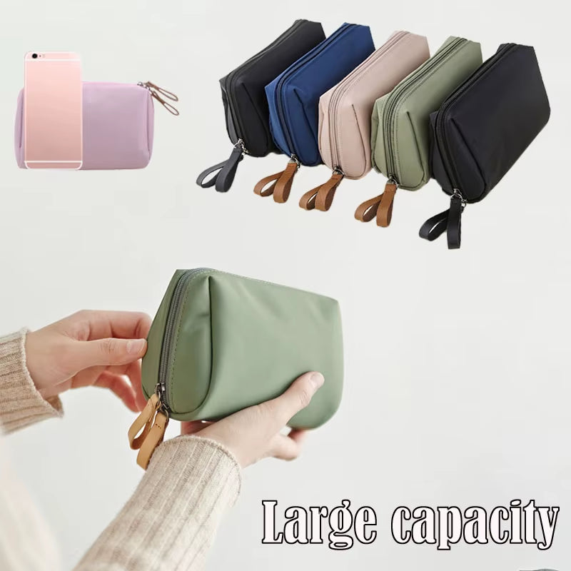 1PC Portable Women Makeup Bag Cosmetic Bag Coin Pouch Storage Bag Mini Lipstick Bag Small Bag Toiletry Bag Organizer Case