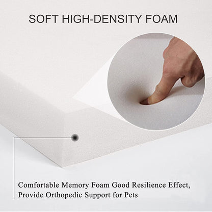 Dog Beds for Medium Dogs, Orthopedic Dog Bed for Memory Foam with Removable Washable Cover Waterproof Pet Bed